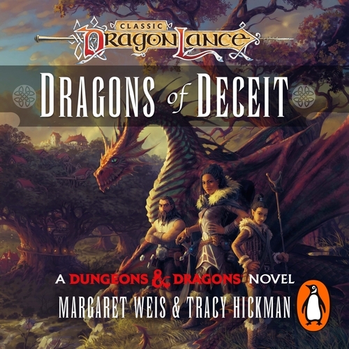 Book cover of Dragonlance: Dragons of Deceit by Margaret Weis, Tracy Hickman